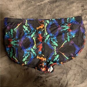 Colorful Patterned Swim Shorts